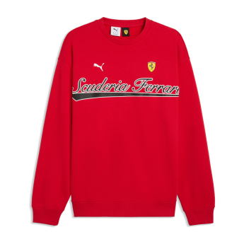 Ferrari bluza męska Crew Neck red F1 Team 2026
