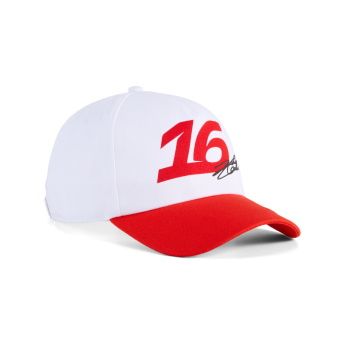 Ferrari czapka baseballówka Charles Leclerc #16 white Graphic F1 Team 2026