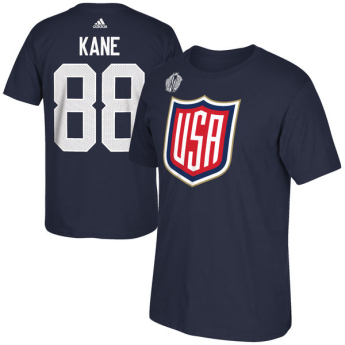 T-shirt #88 Patrick Kane Team USA Player World Cup 2016