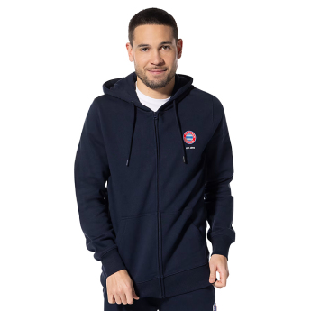 Bayern Monachium męska bluza z kapturem Hooded Zip navy