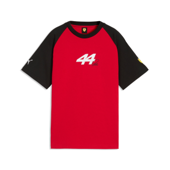 Ferrari koszulka dziecięca Levis Hamilton #44 Graphic red F1 Team 2026