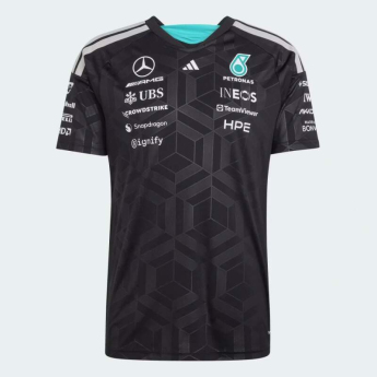 Mercedes AMG Petronas koszulka męska black official Teamline Replica F1 Team 2026