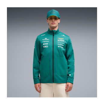 Aston Martin kurtka męska softshell green official Teamline Replica F1 Team 2026