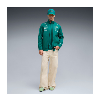 Aston Martin kurtka męska softshell green official Teamline Replica F1 Team 2026