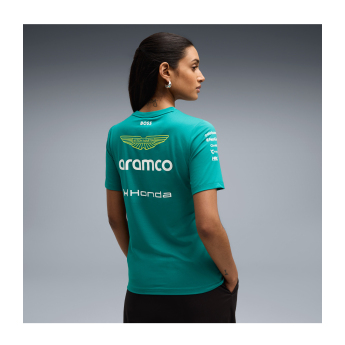Aston Martin koszulka damska green official Teamline Replica F1 Team 2026