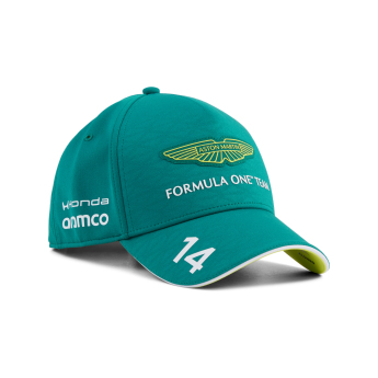 Aston Martin czapka baseballówka Fernando Alonso #14 green official Teamline Replica F1 Team 2026