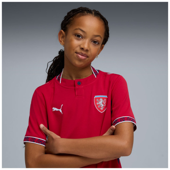 Reprezentacja piłki nożnej dziecięca koszulka meczowa Czech republic 2026 home