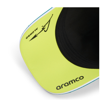 Aston Martin dziecięca czapka baseballowa Fernando Alonso #14 green official Teamline Replica F1 Team 2026