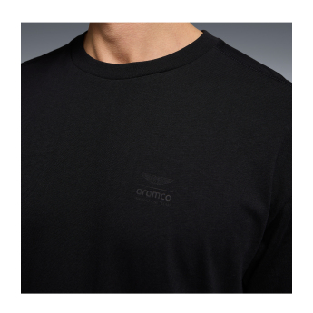 Aston Martin koszulka męska Stealth black F1 Team 2026