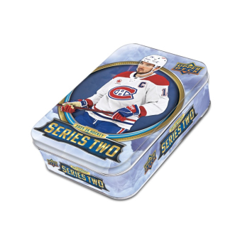 NHL pudełka karty hokejowe NHL 2025-26 Upper Deck Series 2 Tin Box