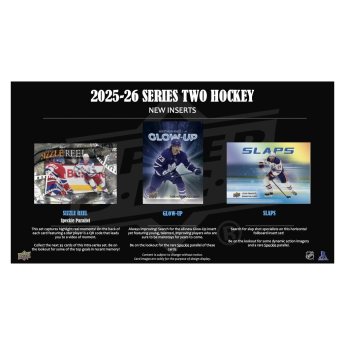 NHL pudełka karty hokejowe NHL 2025-26 Upper Deck Series 2 Tin Box