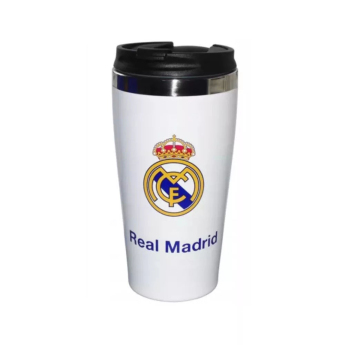 Real Madryt kubek podróżny Vaso white