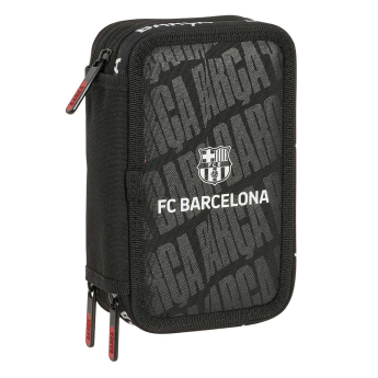 Barcelona piórnik potrójny full 25/26 black