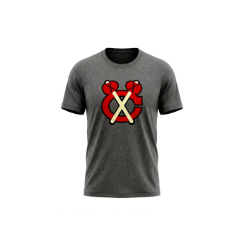 Chicago Blackhawks koszulka męska Tek Patch grey