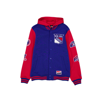 New York Rangers męska bluza z kapturem US Edit