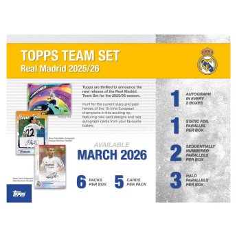 Team set karet TOPPS REAL MADRID