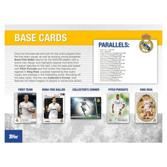 Team set karet TOPPS REAL MADRID