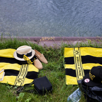 Borusia Dortmund ręcznik plażowy stripes