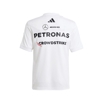 Mercedes AMG Petronas koszulka dziecięca white official Teamline Replica F1 Team 2025