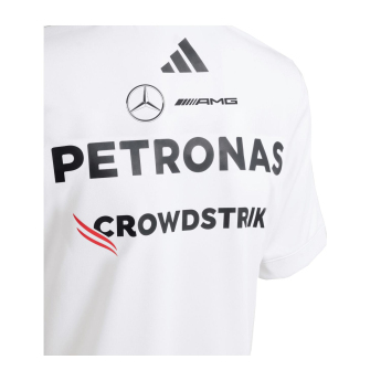 Mercedes AMG Petronas koszulka dziecięca white official Teamline Replica F1 Team 2025