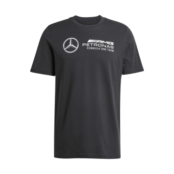 Mercedes AMG Petronas koszulka męska Logo black F1 Team 2025