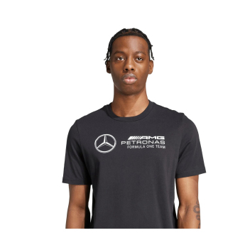 Mercedes AMG Petronas koszulka męska Logo black F1 Team 2025