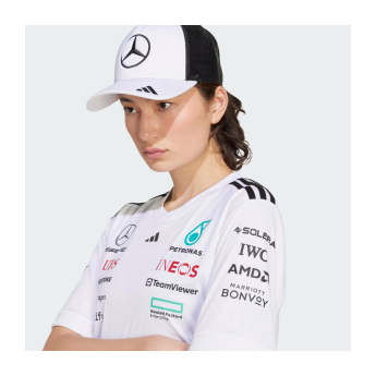 Mercedes AMG Petronas czapka baseballówka Star Trucker white F1 Team 2025