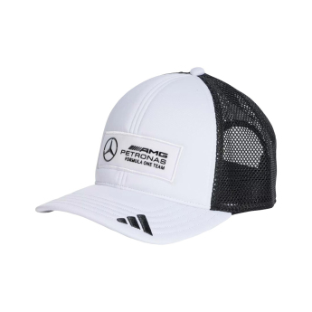 Mercedes AMG Petronas czapka baseballówka Logo Trucker white F1 Team 2025