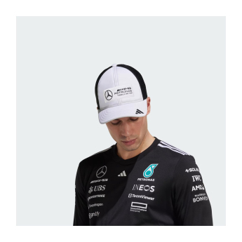 Mercedes AMG Petronas czapka baseballówka Logo Trucker white F1 Team 2025
