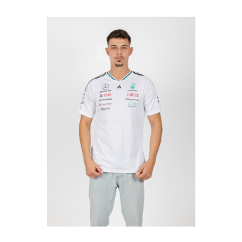 Mercedes AMG Petronas koszulka męska white official Teamline Replica F1 Team 2026