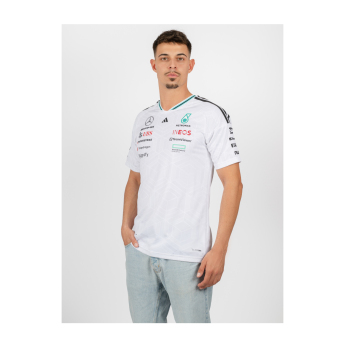 Mercedes AMG Petronas koszulka męska white official Teamline Replica F1 Team 2026