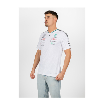 Mercedes AMG Petronas koszulka męska white official Teamline Replica F1 Team 2026