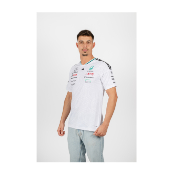 Mercedes AMG Petronas koszulka męska white official Teamline Replica F1 Team 2026