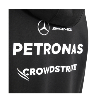 Mercedes AMG Petronas dziecięca bluza z kapturem black official Teamline Replica F1 Team 2026