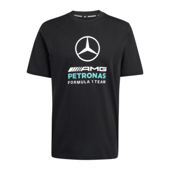 Mercedes AMG Petronas koszulka męska Large Logo black F1 Team 2026