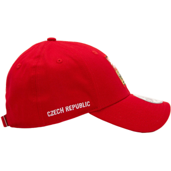 Reprezentacja piłki nożnej czapka baseballówka Czech republic 9forty scarlet