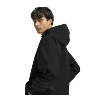 Mercedes AMG Petronas męska kurtka z kapturem Stealth black F1 Team 2026