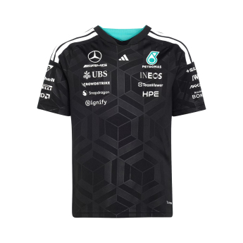 Mercedes AMG Petronas koszulka dziecięca black official Teamline Replica F1 Team 2026