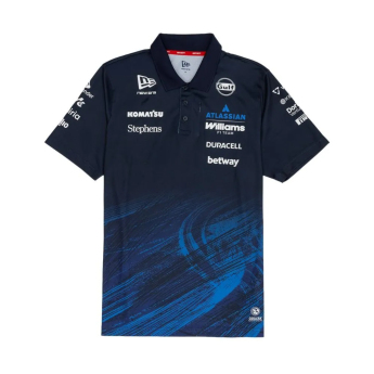 Williams Martini Racing męska koszulka polo blue official Teamline Replica F1 Team 2026