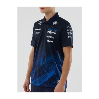 Williams Martini Racing męska koszulka polo blue official Teamline Replica F1 Team 2026