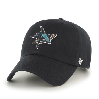 San Jose Sharks czapka baseballówka Clean Up Sajsha black