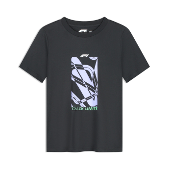 Formuła 1 koszulka dziecięca Track Limits black 2026
