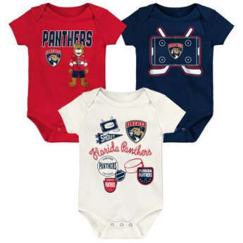 Florida Panthers body dziecięce Littlest Player 3Pk Creeper Se