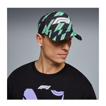 Formuła 1 czapka baseballówka Track Graphic green 2026