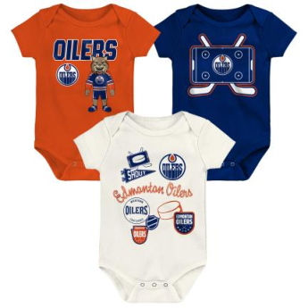 Edmonton Oilers body dziecięce Littlest Player 3Pk Creeper Se