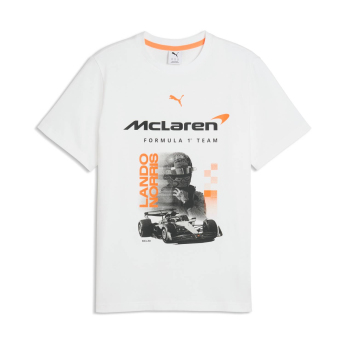 McLaren Honda koszulka męska Lando Norris white F1 Team 2026