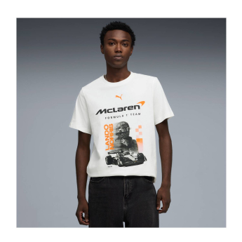 McLaren Honda koszulka męska Lando Norris white F1 Team 2026