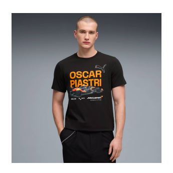 McLaren Honda koszulka męska Oscar Piastri black F1 Team 2026