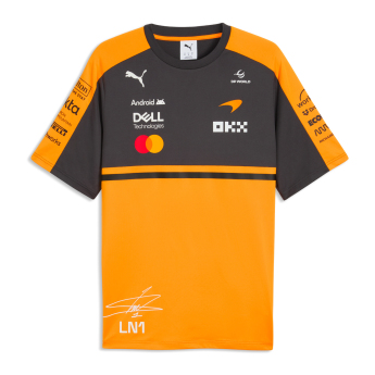 McLaren Honda koszulka męska Lando Norris #1 official Teamline Replica F1 Team 2026