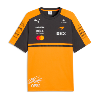 McLaren Honda koszulka męska Oscar Piastri #81 official Teamline Replica F1 Team 2026